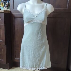 Forever 21 Light Gray Lace Chemise